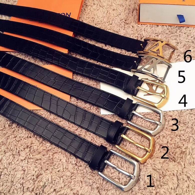 LV Belt 34mmX95-110cm 7D05